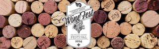 Wine corks with Winefest logo - small size. 