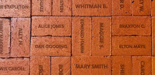 Image of faux commemorative bricks to be used as a nano box.