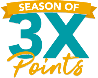 Season of 3X Points logo