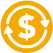 An icon with a money symbol