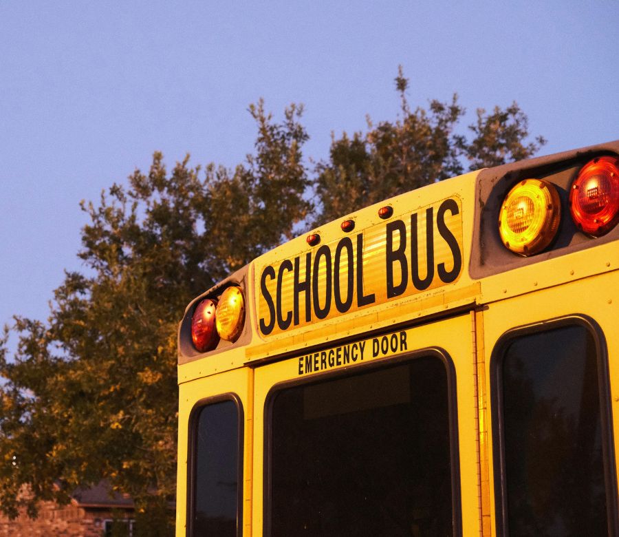 school bus. 