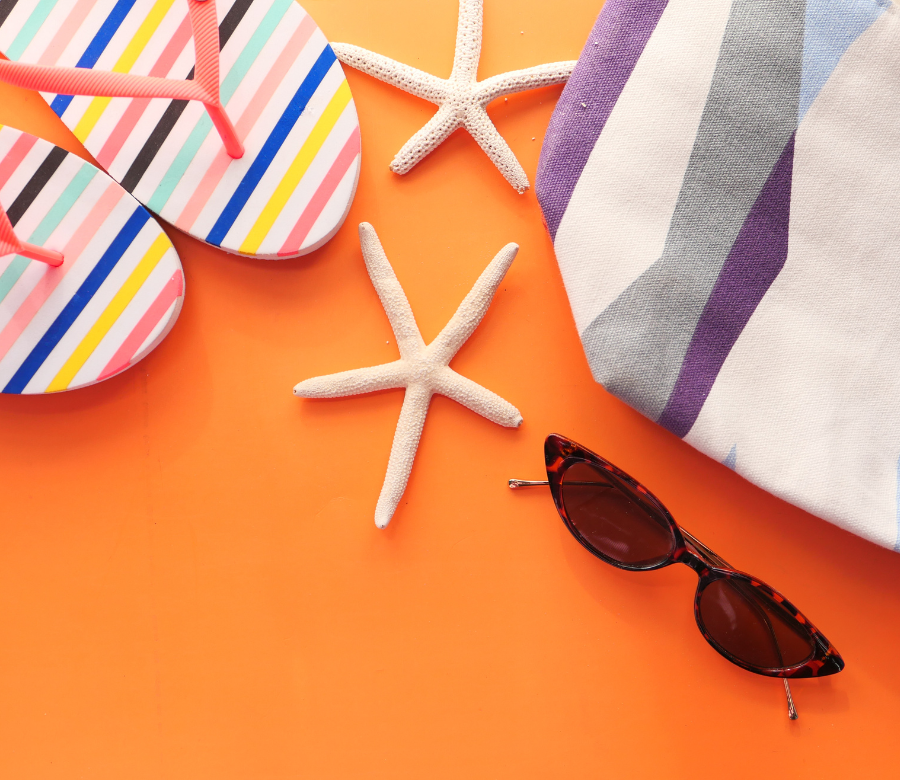 beach supplies. 