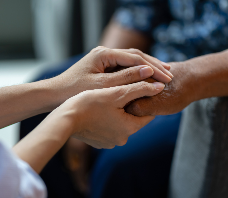 Helping hands. 