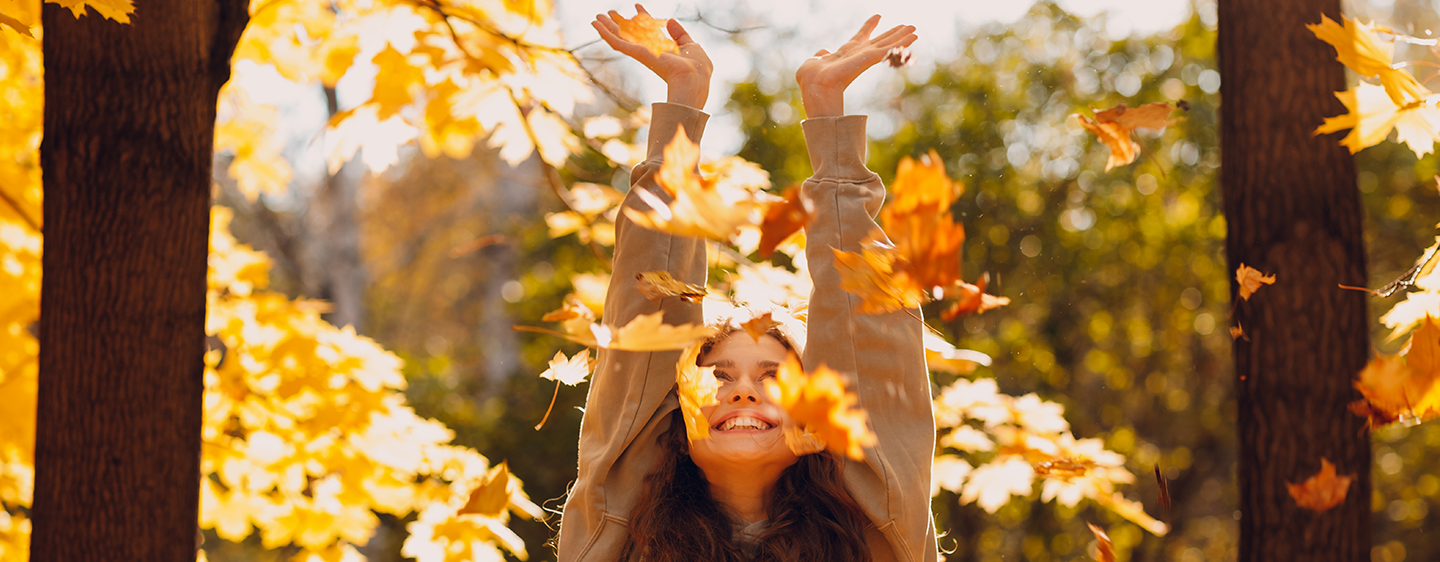 Girl in fall