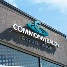 Outside of a CCU branch.