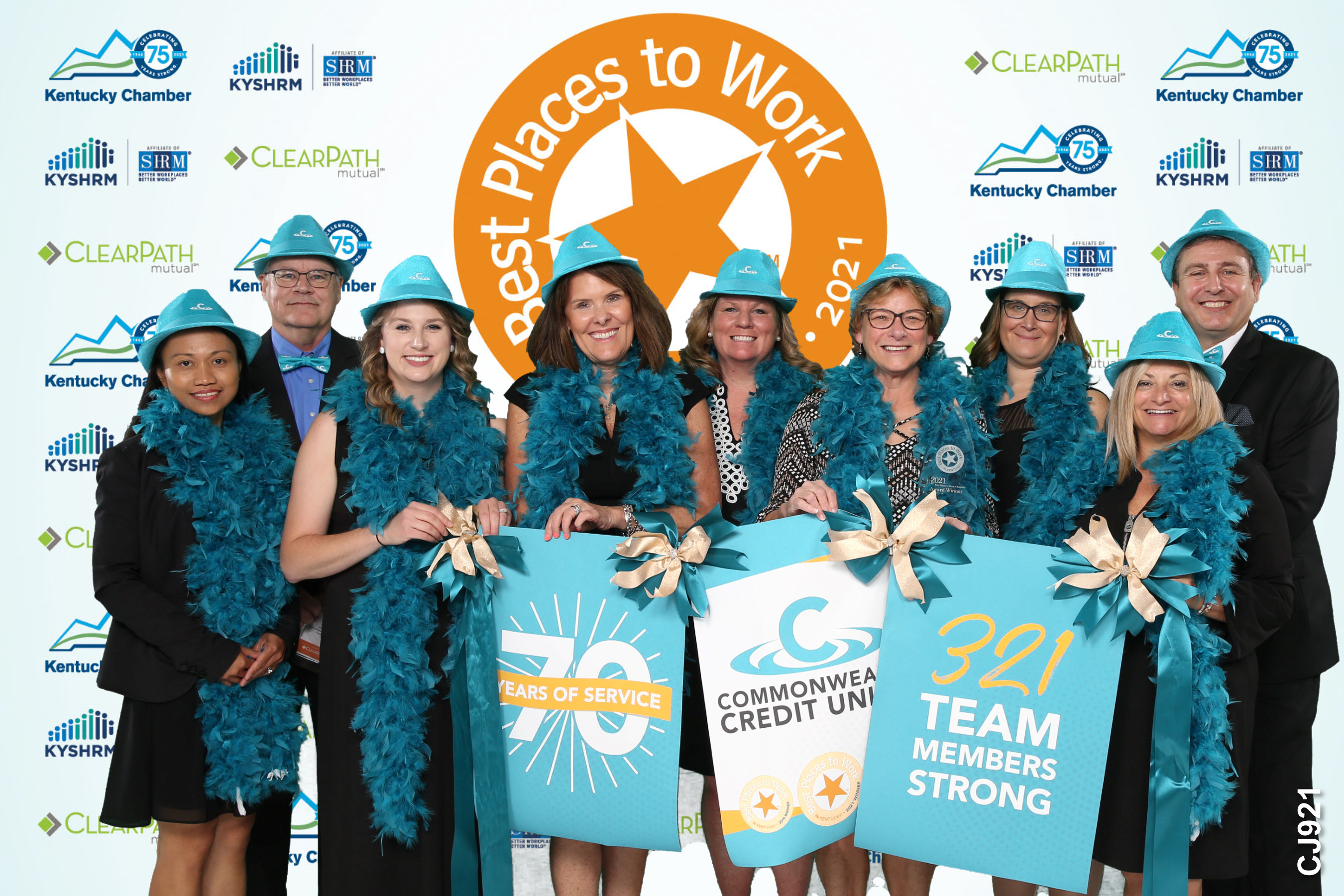 Image of CCU team members and leaders smiling at an event