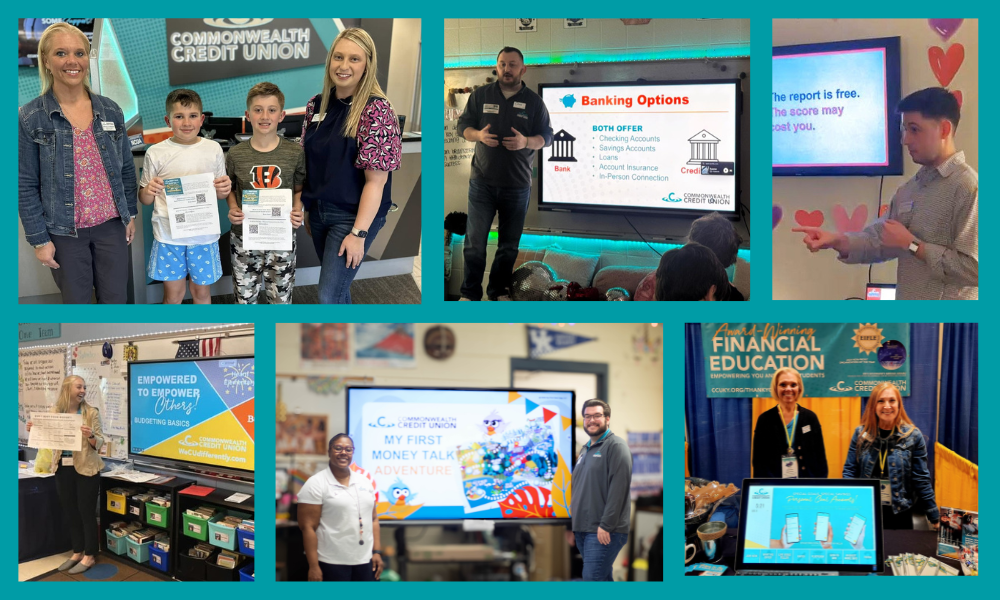 various team members educating. 