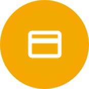 Icon of a credit card
