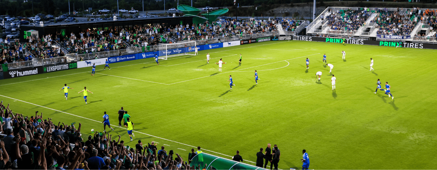 Lexington Sporting Club game. 